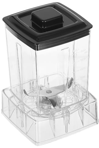 jojofuny Contenitore in Plastica Trasparente 600 Ml per Spremiagrumi Commerciale, Tazza Multifunzionale per Succhi e Latte di Soia, Barattolo Leggero per Robot da Cucina con Riutilizzabile