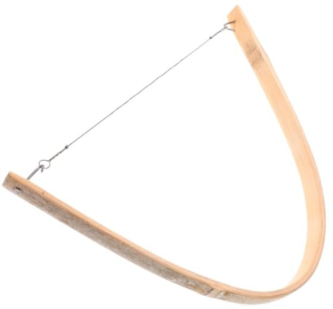 Scie à Chantourner Manuelle pour Bois, Arc en Bambou, Khaki