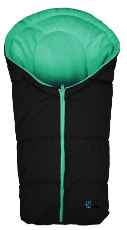 Altabebe AL2006C – 32 vinterfotsäck för babyskål, klimaguard linie, svart – bensin