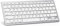 OMOTON Bluetooth Wireless Keyboard for iOS Compatible with iPad Pro/Air/Mini, iPhone and More, UK QWERTY Keyboard Layout, Silver