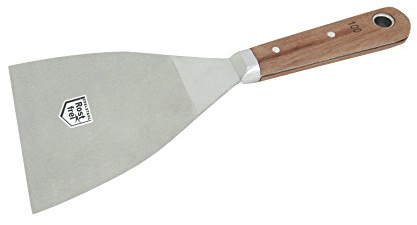 Malerspachtel 100mm durchgehend vernietet Edelstahl rostfrei Spachtel Stielspachtel Gipsspachtel Profiqualität
