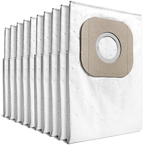 Kärcher Fleece filter bags, for model T7/1, T8/1, T11/1, pack of 10, 3 ply.