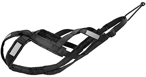 Hundegeschirr Hundeschlittengeschirr Haustier Gewicht Ziehen Schlittengeschirr Mushing X Back Harness für Große Hunde Husky Canicross Skijoring Scootering