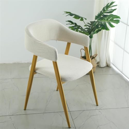 Fundas Para Sillas Con Respaldo Hueco De Jacquard 1/2 Juegos De Cubiertas Para Sillones En Forma De Arco Fundas Para Sillas Curvas Elásticas Fundas Para Sillas De Cocina Y Comedor Extraíbles ( Color :
