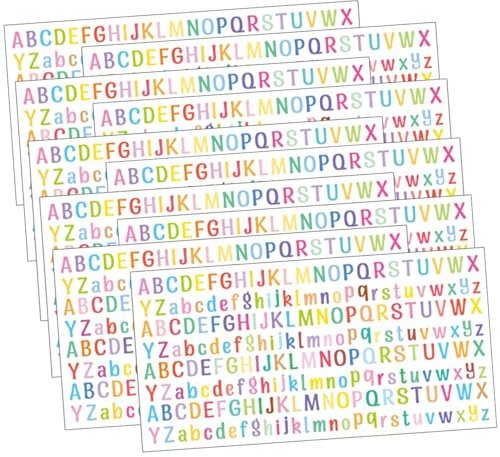 Operitacx Klebebuchstaben-aufkleber Für Letterboards Alphabet-aufkleber Selbstklebende Vinyl-buchstaben Zum Organisieren