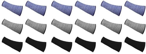 Xptieeck 9 Paar ArmschüTzer für DüNne Haut und Prellungen, Schnittfeste Unterarmmanschette, Level 5 Armverbrennungsschutzmanschette