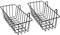 Lobamop Lot de 2 grilles murales à suspendre - Panier de rangement mural - Pour cuisine, maison