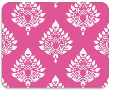 Pink Indian Pattern Dish Drying Mat Absorbent Diatomaceous Earth Mat Dish Rack Drying Mat Washable Kitchen Counter Gadgets size 19.7x15.7