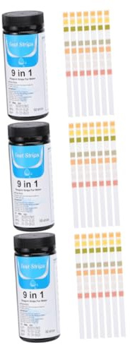 Cabilock 3 Ensembles Test De Qualité De L'Eau Test De Ph Testeur De Ph Papiers De Test De Ph De Test Haute Sensibilité Papiers De Test D'Eau De 50 pièces * 3