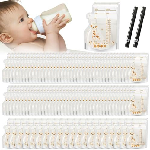 Muttermilchbeutel,100Pcs Muttermilch Aufbewahrung Bag,Muttermilch Aufbewahrungsbeutel,Frischhaltebeutel,Breast Milk Storage Bags,Muttermilchbeutel Einfrieren,Milchgefrierbeutel Für Eingefroren Werden