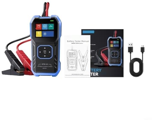 TONIXY BTM-24 Car Battery Tester Car Accessories 12V 24V Voltage And Capacity Meter With Overvoltage And Reverse Polarity Protection