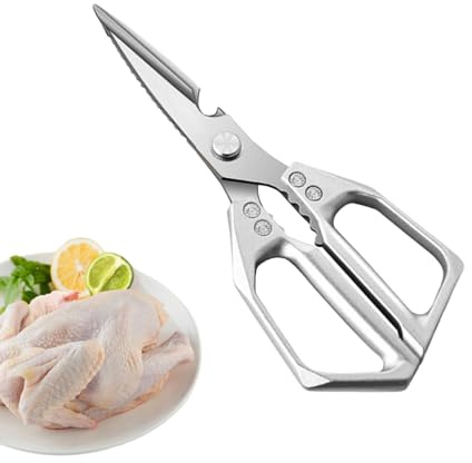 Für Geflügel | Zum Schneiden von Fleisch aus Edelstahl, robust für Hühnchen, Zubereitung von Fisch und Meeresfrüchten