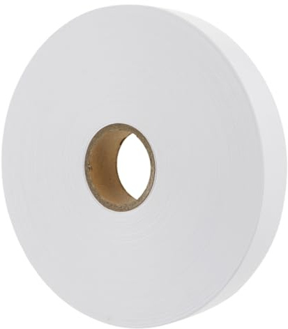 GRIRIW Blanko Kleidungsetiketten aus Stoff Pflege und Nackenetiketten Wasserresistent 15X200mm für Textilien und Professionelle Textilpflege