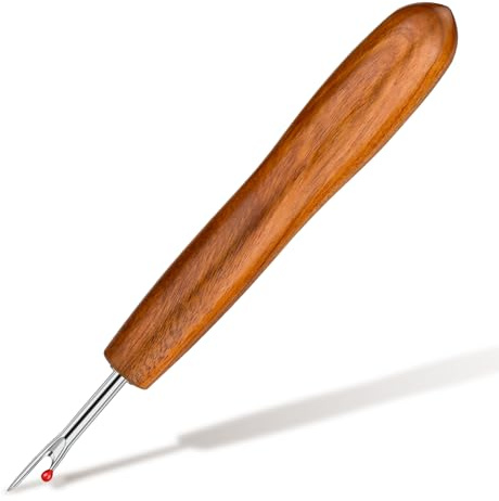 Easusy Seam Ripper, Big Stitch Unpicker Tool, Wood Handle Quick Unpick | Seam Rippers for Sewing, Quilting and DIY Craft, Unpicker Sewing Tool, Quick Unpick Seam Ripper