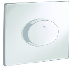 GROHE 38565SH0 Skate Plaque de commande WC Argent