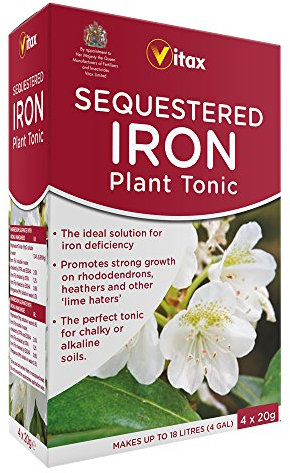 Vitax Sequestered Iron Plant Tonic - Helps correct yellowing leaves