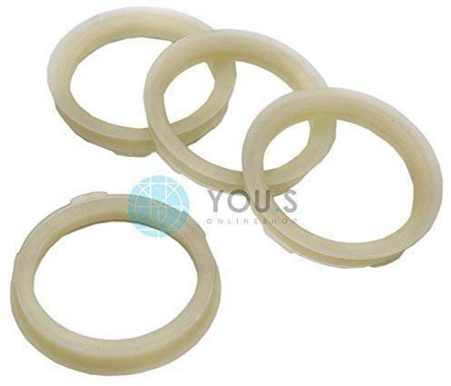 4 x ZENTRIERRINGE DISTANZRING für ALUFELGEN FZ72 67,0-56,1 mm CMS, DBV, Proline Wheels, Schmidt Revolution