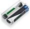 STAEDTLER 476TRX5 B ST Füller Trx (ergonomische Dreikantform, matte samtweiche Aluminium-Oberfläche, Aufsteckkappe, Standard Tintenpatrone, hochwertige Edelstahlfeder, Farbe: grün, Strichstärke B)