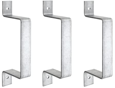 Alberts 202897 Zaun-Bügelbeschlag | feuerverzinkt | 40 x 320 mm | 3er Set