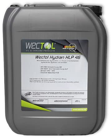 WECTOL Hydrauliköl Hydran HLP 46/20 Liter Kanister DIN 51524