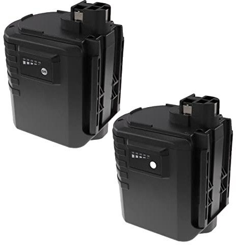 EXTENSILO 2X Akku kompatibel mit Würth ABH 20, ABH 20-SLE Elektrowerkzeug (3300 mAh, NiMH, 24 V)