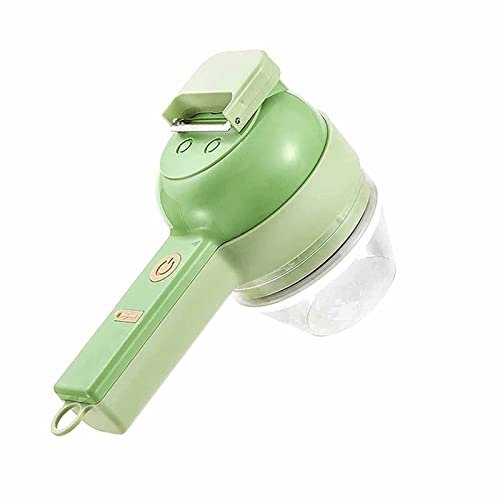 4 In 1 Portable Electric Vegetable Cutter Set,Wireless Food Processor For Garlic Pepper Chili Onion Celery For Home Restaurant