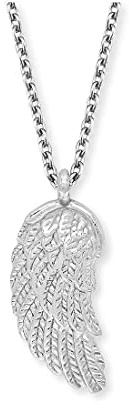Engelsrufer Schmuck Kerze Sensual Wing Zedernholz mit Halskette und Engelsflügel Symbol Anhänger - Brenndauer ca. 35 Stunden - Vegan - aus 100% Sojawachs - frei von Schadstoffen