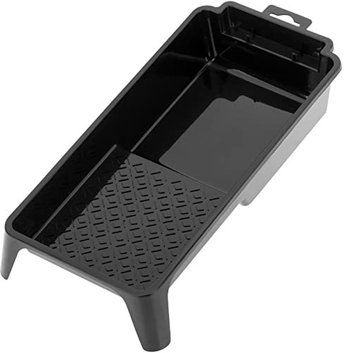 PrimeMatik - Cubeta para Pintura de plástico 30 x 15 x 4,2 cm Negro