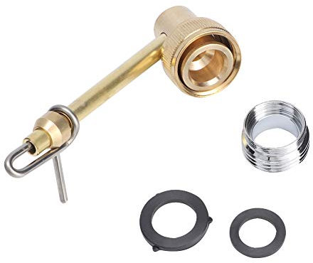Tyenaza Bierhahn Jet Carboy, Homebrew Messing Bier Jet Flaschenwaschbecken Wasserhahn Adapter Wasserhahn Jet Carboy Zum Reinigen von Home Kitchen Brew Bierflaschen
