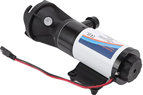 JMorCO Pompe à Eau RV 12 V, Alliage fluoroplastique 12 V Durable, Connexion Facile, Pompe à déchets RV pour Toilettes