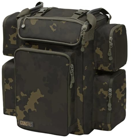 Korda Compac Rucksack 45 Dark Kamo 45x42x32cm - Angelrucksack, Angeltasche, Anglerrucksack, Zubehörtasche