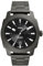 FOSSIL Machine Watch for Men, Quartz movement with Stainless steel or Leather strap, Black and dark grey, 49 mm