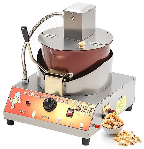 Kommerzielle Maschine, Popcornmaschine, kommerzielle Desktop-Popcornmaschine zur Herstellung von Schmetterlings- und Kugelform, Gas-/elektrischer Maispopcorntopf für Zuhause, Filma