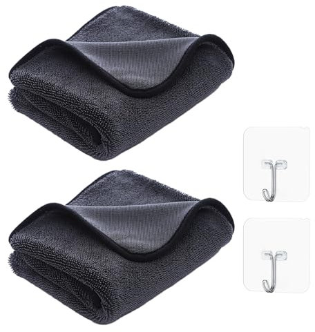 Asheyya 40 x 60 CM Bathroom Drying Cloth for Removing Water in Shower and Bathroom, (2PCS)