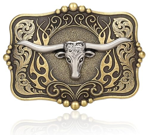 BELTROAD Western bältesspännen för män kvinnor cowboy rodeo cowgirl västerländsk fest herr ersättning nyhet bältesspänne gåvor