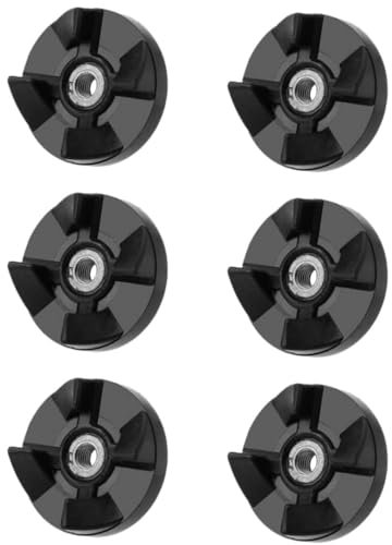 6 PCS Top Base Gear Top Base Plastic Gear Rubber Blade Gears Blender Replacement Parts Blender Coupler for Magic Blender 250W Juicer Juicer Accessories Part 1.18in Diameter