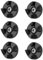 6 PCS Top Base Gear Top Base Plastic Gear Rubber Blade Gears Blender Replacement Parts Blender Coupler for Magic Blender 250W Juicer Juicer Accessories Part 1.18in Diameter