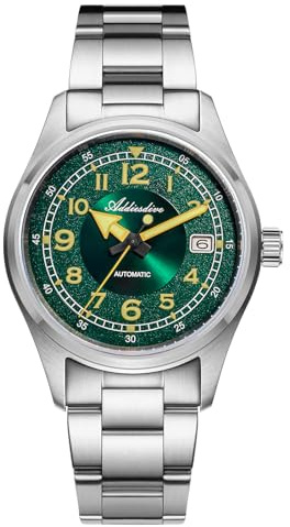 ADDIESDIVE Herren Automatikuhr Unterwasser 200m NH35/8215 Uhrwerk Analoge Herrenuhr Mit AD2048/H2/AD2519