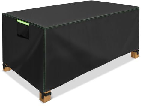 NEVERLAND Garden Furniture Covers Waterproof, 242x182x100cm Tear Resistant Oxford Fabric Furniture Covers for Outside, Waterproof, Anti-UV 210D Oxford Fabric Garden Rattan Sofa Set Patio Table