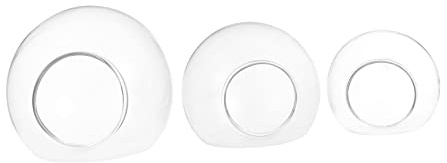 POPETPOP Lot De 3 Pots De Fleurs en Verre pour Terrarium Décoration Dintérieur Support De Plantes Vase Hydroponique Suspendu pour Bureau