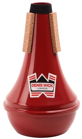 DENIS WICK Trompetendämpfer gerade Aluminium rot ADW 5504R