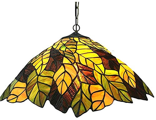 Lámpara de techo , Lámpara de araña estilo Tiy, luces colgantes de 20 pulgadas, lámpara colgante de cristal con flores teñidas LED, luminaria de suspensión, lámpara colgante de cristal de color for sa