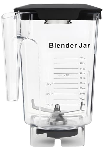 besingki 90 oz Replacement Jar for Blendtec Blenders, BPA-Free, Blade & Lid | Fits select Classic, Designer, Professional and Commercial models: ES3, 560, 570, 575, 625, 650, 725, 800, 825 and 885