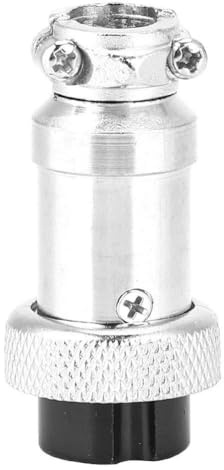 100 Unids Berm Enchufes de Aviación 2 Agujeros Conector Hembra Enchufe Suministros Eléctricos Acero Inoxidable Latón Plástico Industrial 16 mm para Energía Eléctrica Ingeniería de