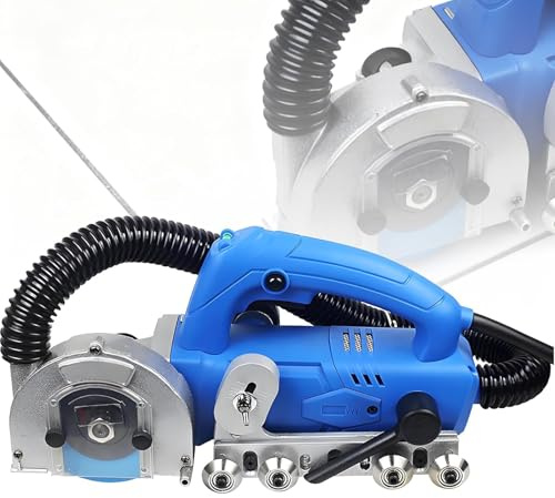 LQQYJSM Leistungsstarker Elektrischer Fliesenfugenreiniger 1200 W, 9000 U/Min, Zum Entfernen Von Altem Fugenmörtel Und Zement Mit Automatischer Wasserblasvorrichtung, Heimwerkerwerkzeug