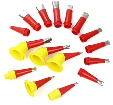 1. Ugello per sigillatura in acciaio inox con 16 punte e 6 basi, applicatore sigillante per lavandino, vasca, sigillante in silicone