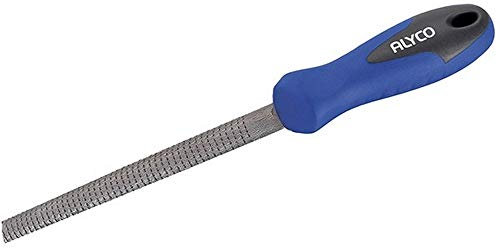Alyco 197540 - Escofina media-cana 200 mm mango bimaterial