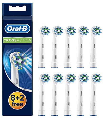 Braun Oral-B Crossaction 8er+2 Aufsteckbürsten/Aufsätze, Modell 2014
