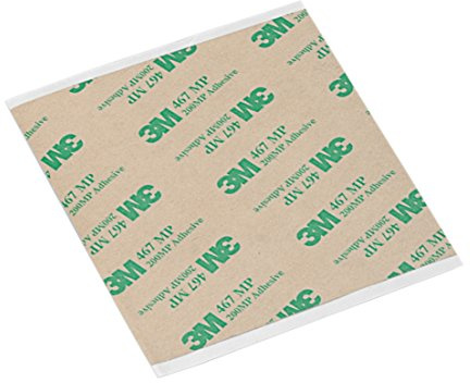 3M 12X12-12-467MP Adhesive Transfer Tape 467MP, 12 Wide, 0.33 yd. Length, Clear (Pack of 12)