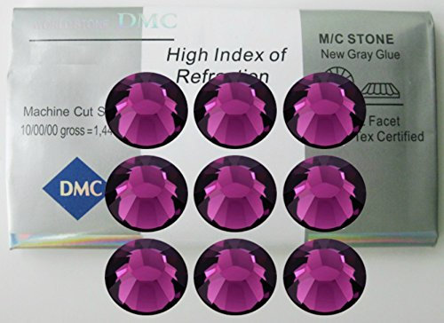 Brillabenny 1400 Strass SS20 / 5MM DmC Quality Viola Ametista Pietre TERMOADESIVE HOTFIX Brillantini Purple Dark